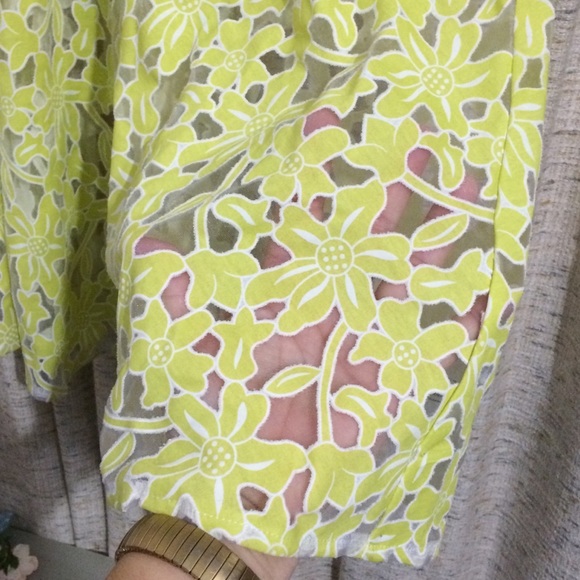 ASOS Sheer Floral Trapeze Mini Dress - Picture 3 of 7